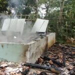 Foto : Rumah warga pamarican terbakar_net