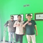 Foto : Herdi Apriadi Nur Sekretaris Umum PPDI (Kiri), Dodo Zakaria Ketua Umum PPDI (Tengah), dan Ii Muhidin Bendahara Umum PPDI (Kanan)